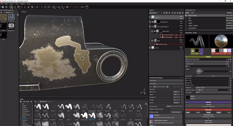 Texturing assets howto