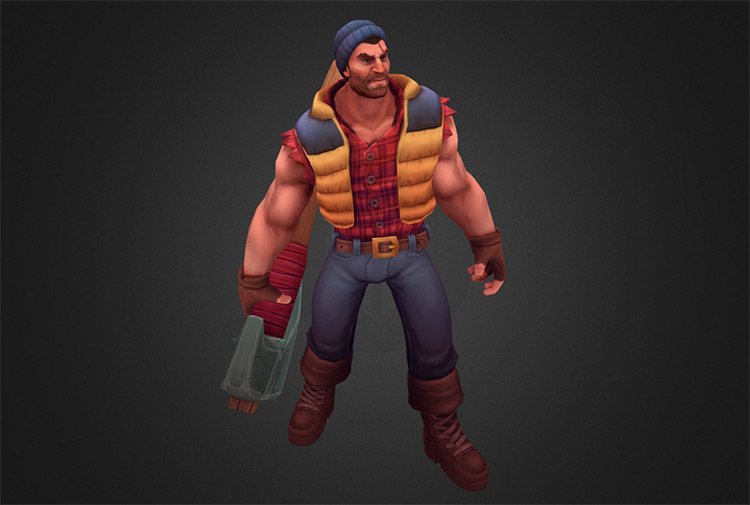 Free lumberjack character model