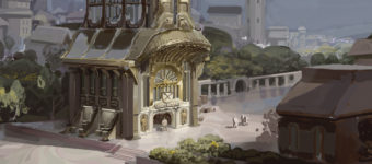 Dishonored concept painting - digital environment artwork