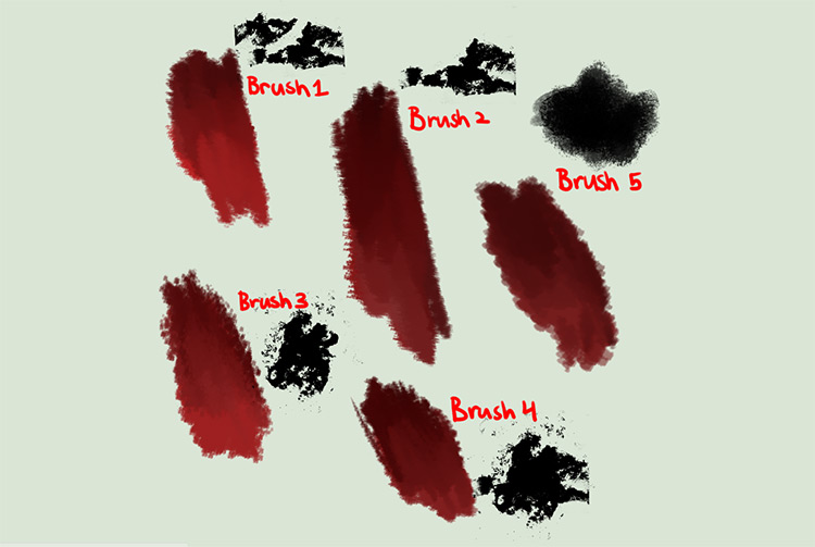 Painter style brushes