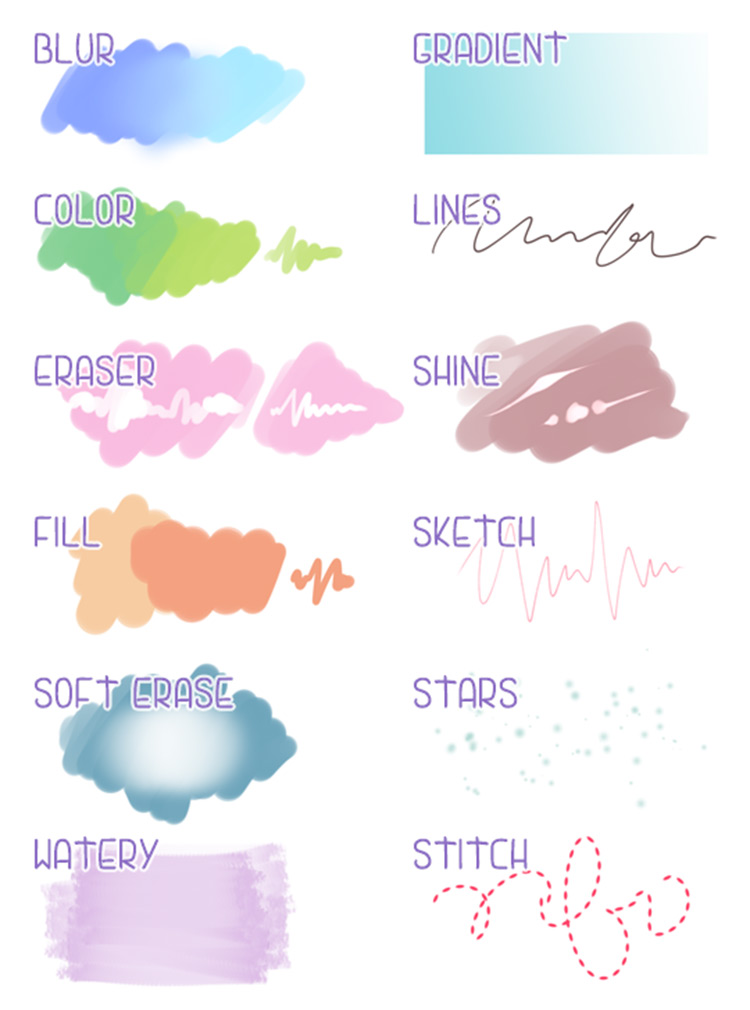 free paint tool sai traditional brushes