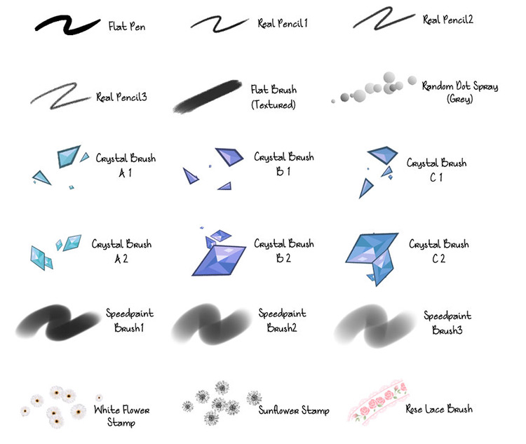 free manga studio brushes