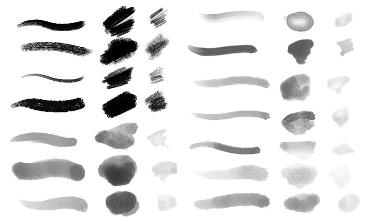 Clip studio paint brushes