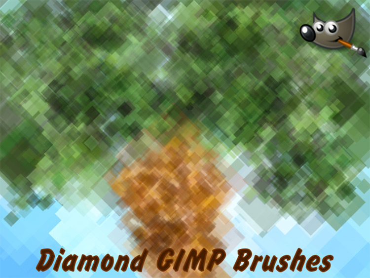 GIMP diamond brushes