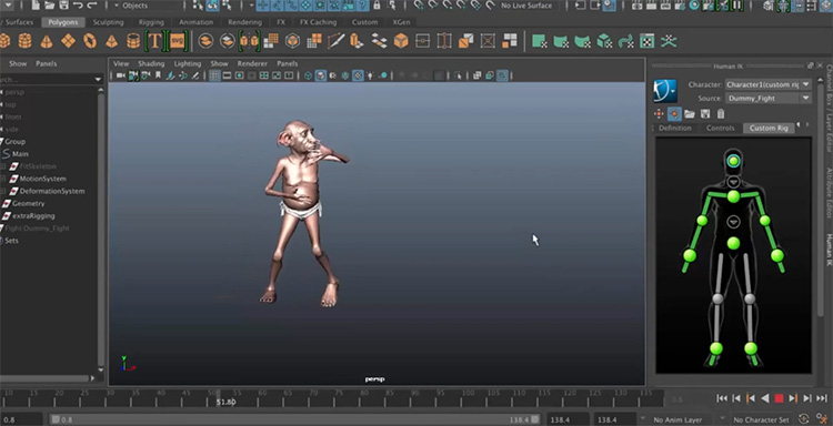 Simple rigging concept feature