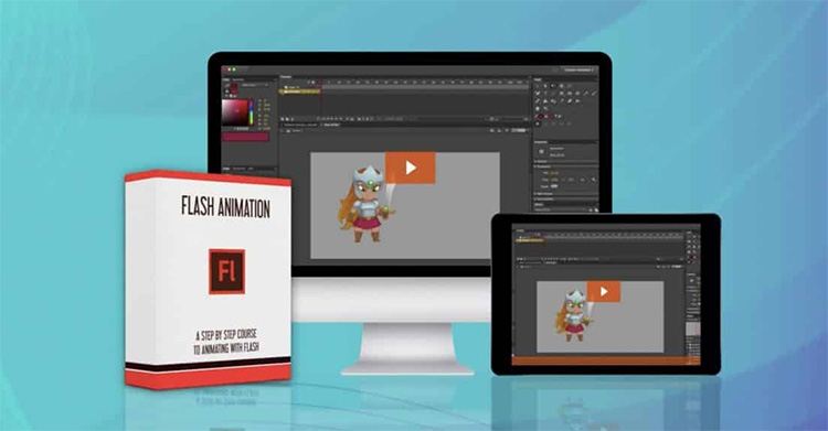 Для работы с adobe animate cc требуется импортировать файл формата fla