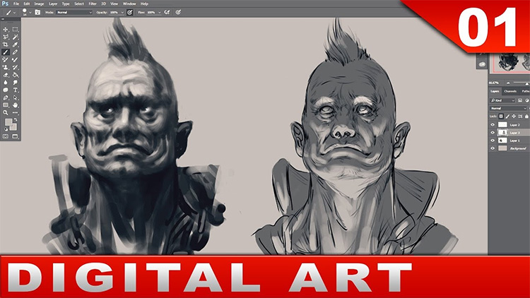 Kleki Tutorial - Digital Painting Tool Free Online - Basic