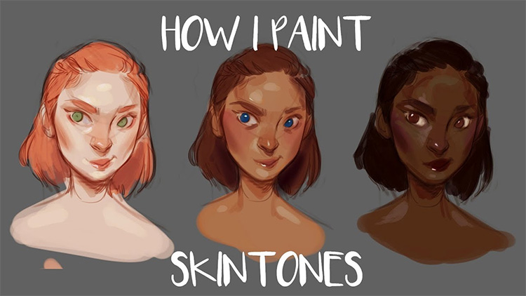 44 Ideas Skin Painting Tutorial Digital Art For 2019 #painting