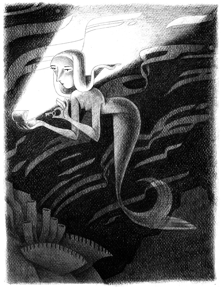 Mermaid illustration design