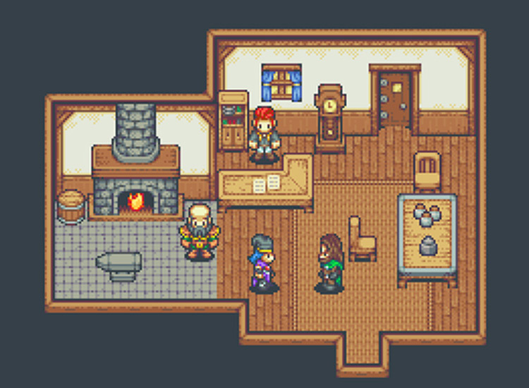 interior room pixel art by Jason Perry