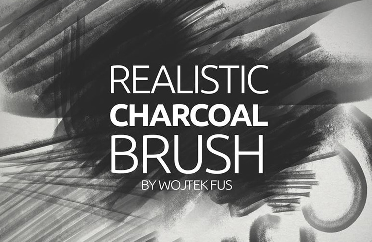 hd charcoal digital painting brushes