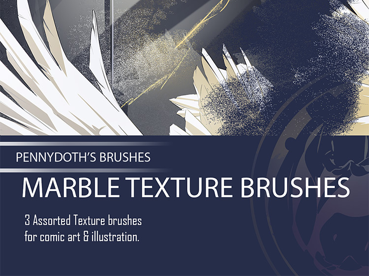 Marble texture brushes pack