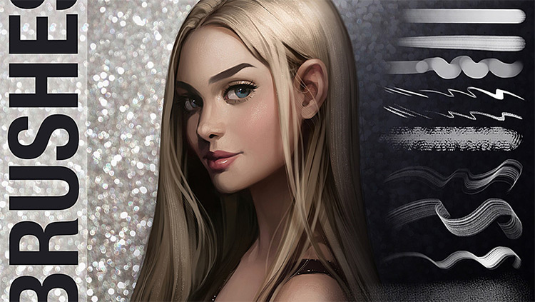 PS CC portrait brushes set