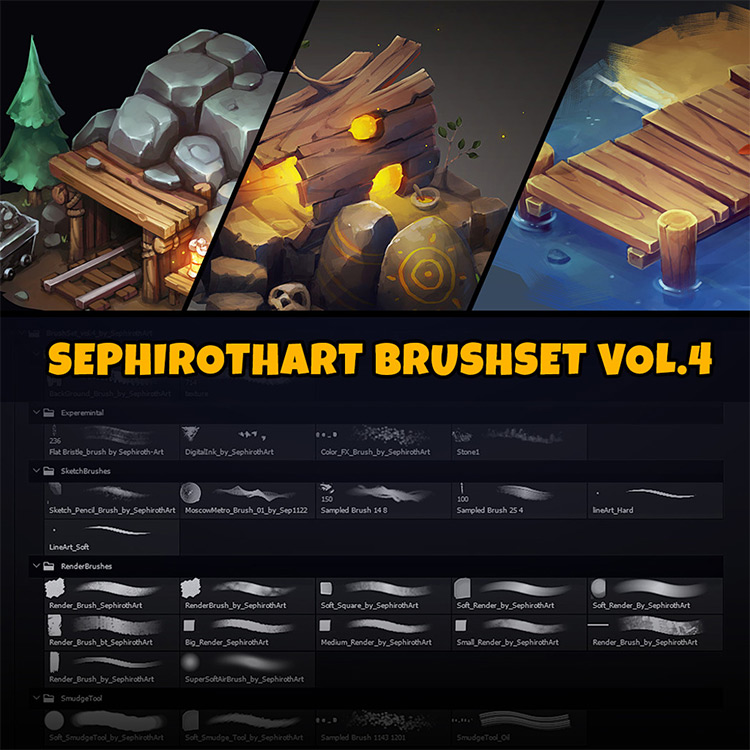 SephirothArt PS brush set