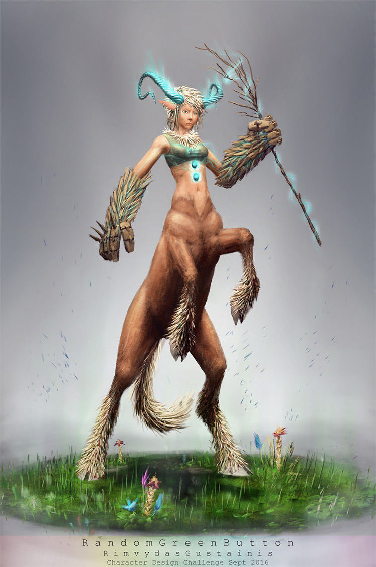character centaur creature art
