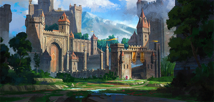 medieval castle concept art