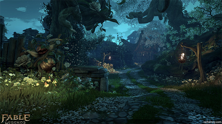 Legend environment dark concept art