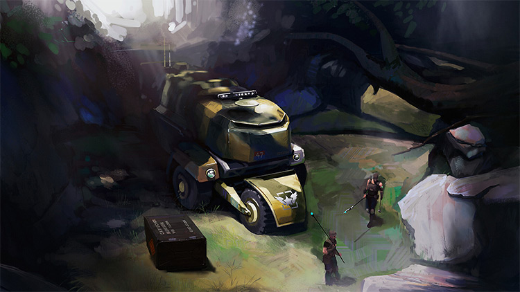 ATLAS - all-terain concept art vehicle