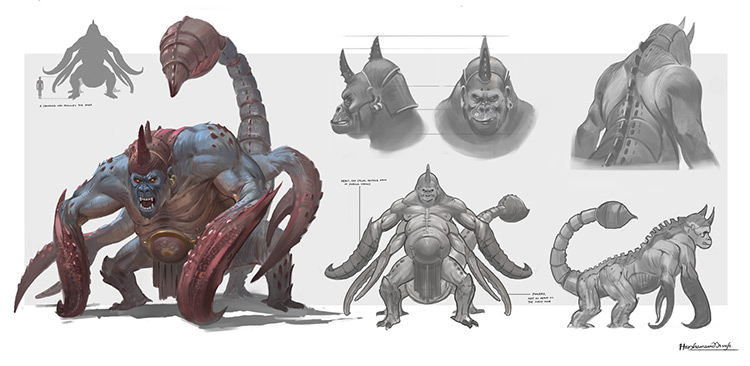 monster concept art