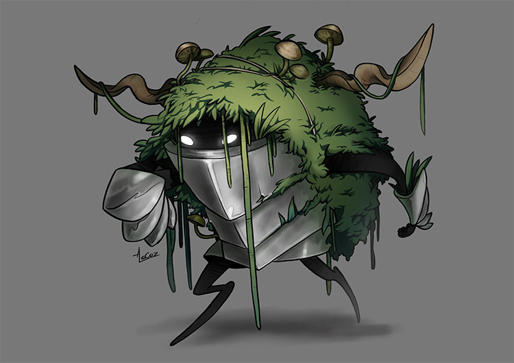 Winged battle defender creature concept art