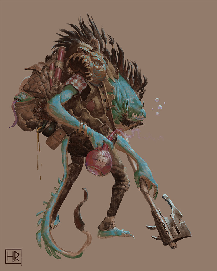 Jobal Nemesis creature design