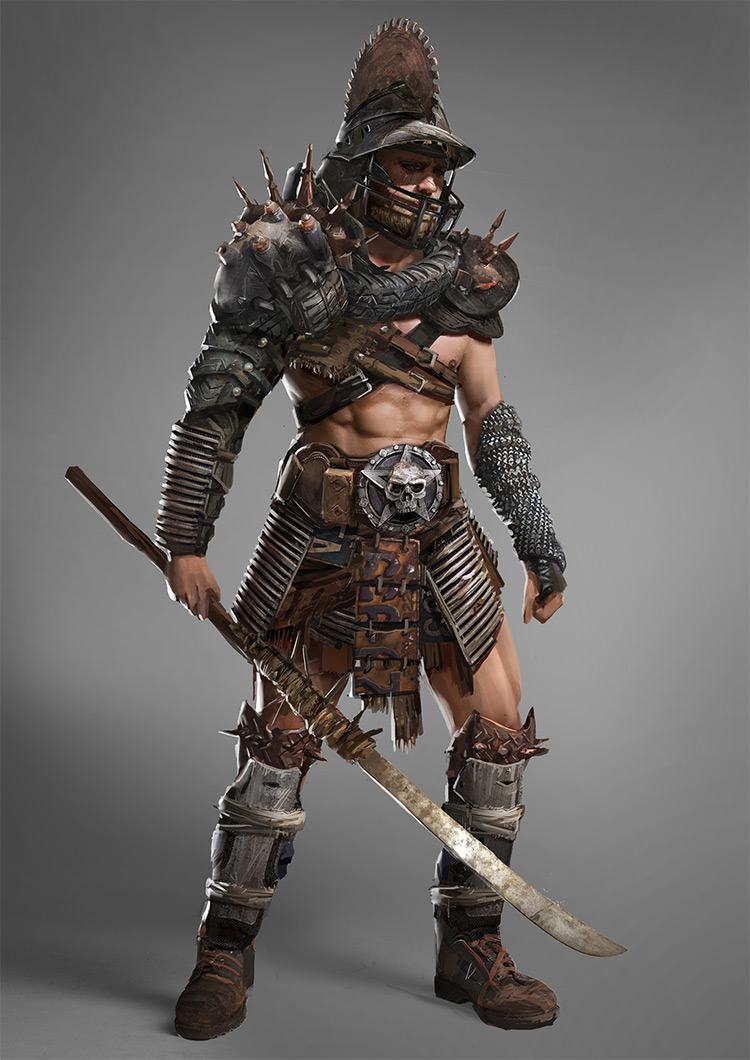 Gladiator warrior concept art