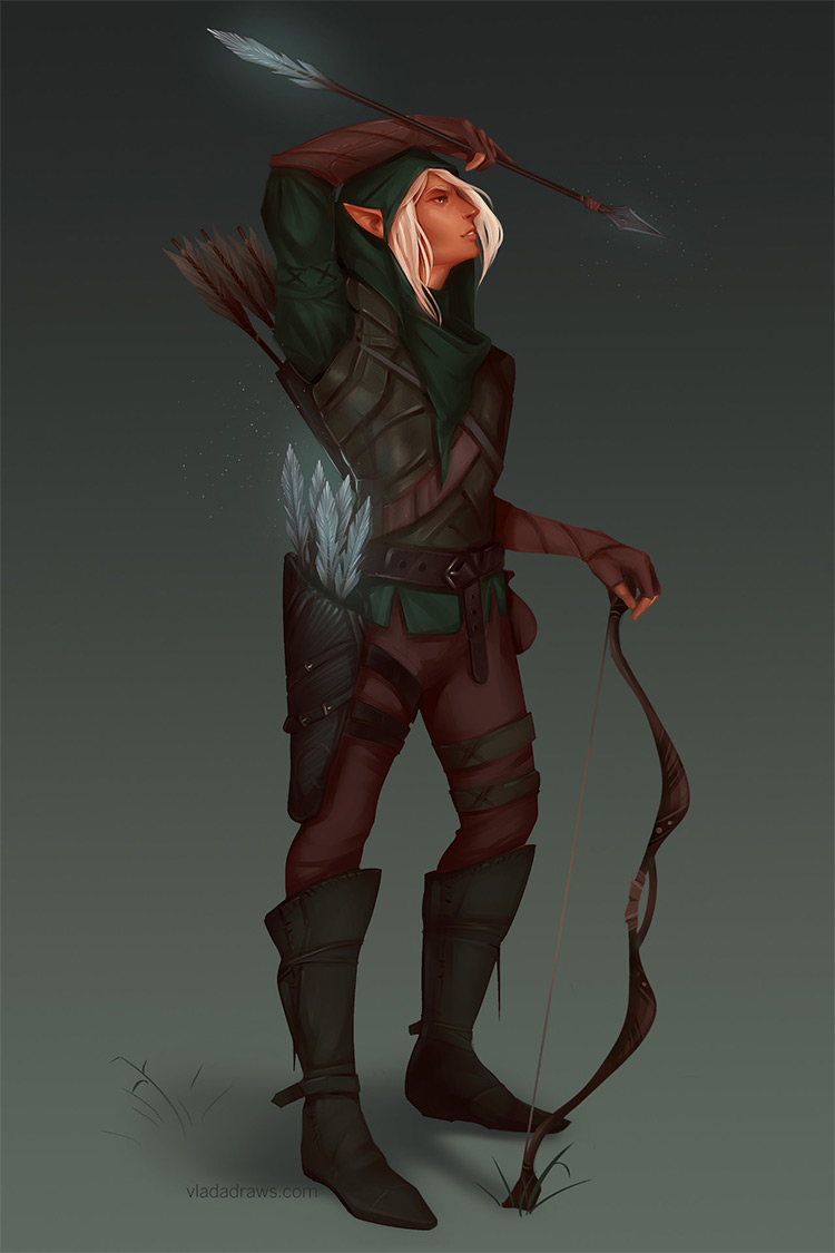 Elf fantasy character design