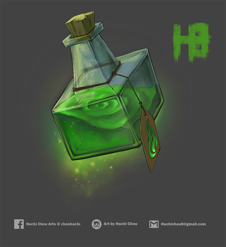 green wildfire potion