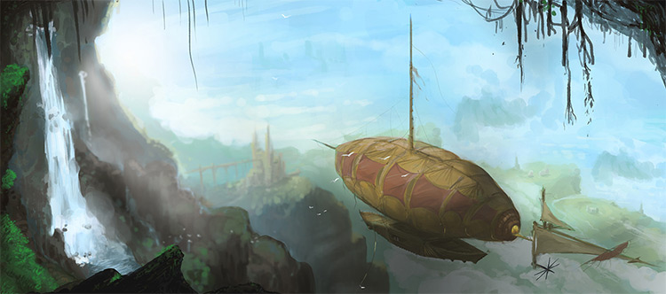 creative airship concept