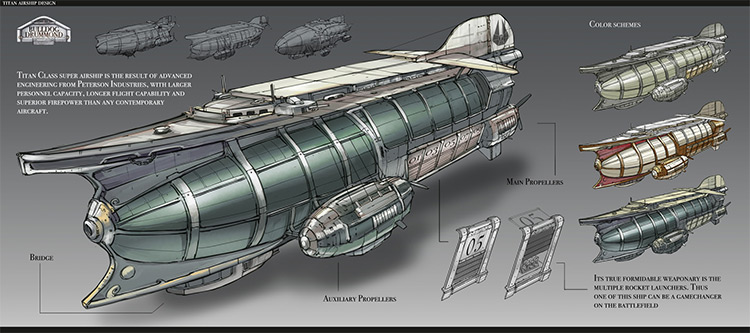 titan airship concept art