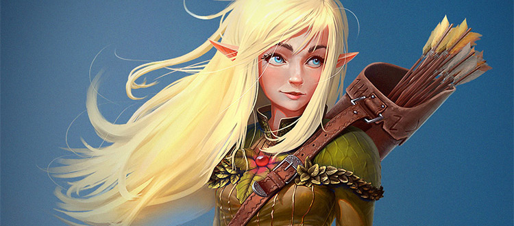 Elf & Elven Character Art Design Gallery