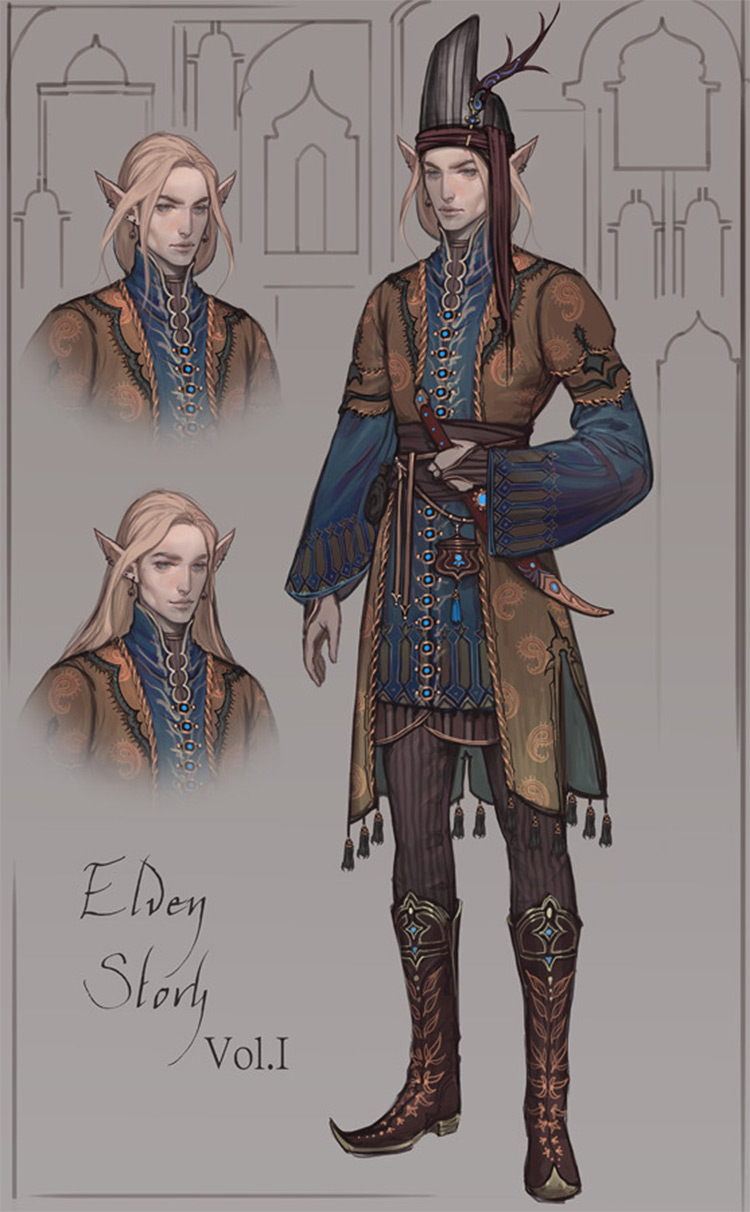 Elf & Elven Character Art Design Gallery