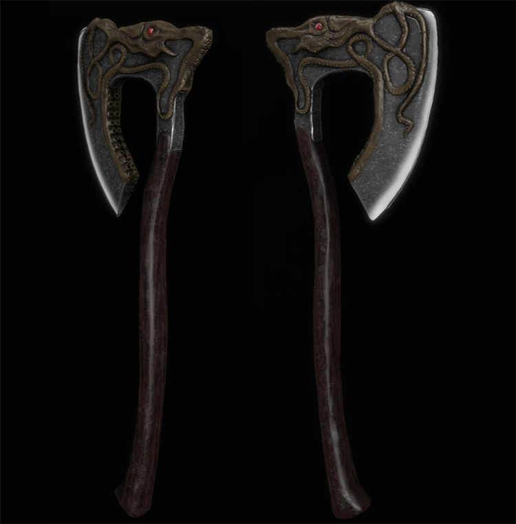 dwarf battle axes