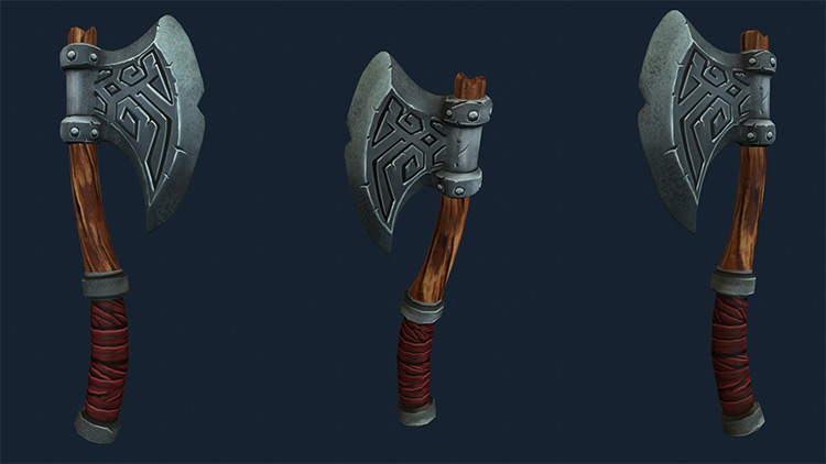 strong metal axes