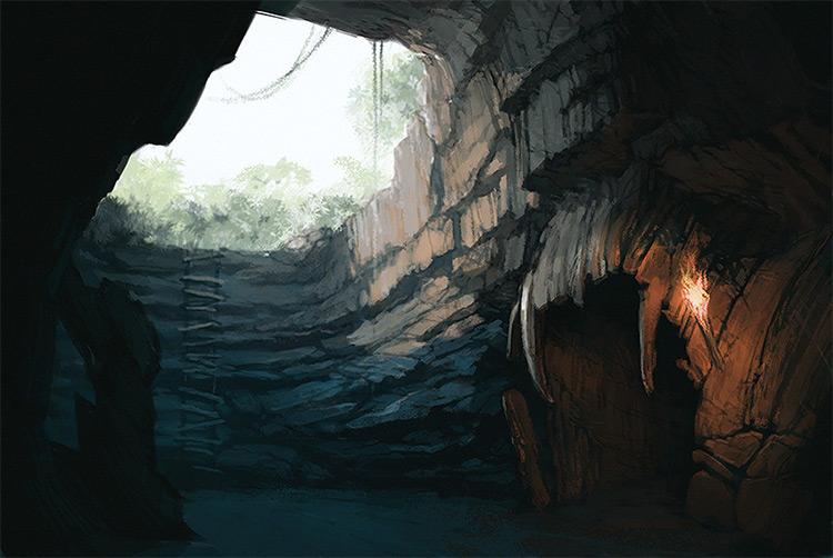 small cave environment