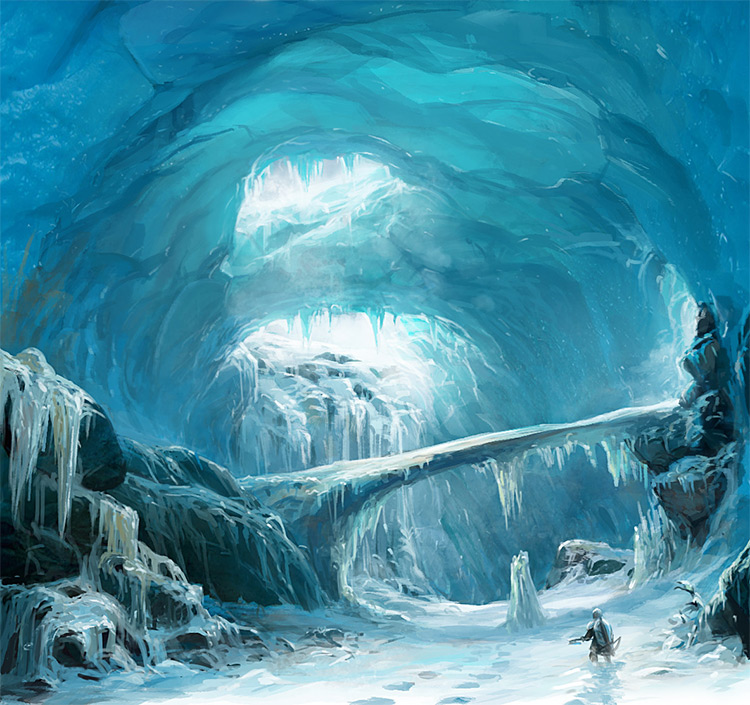 LoTR Ice Cavern Design