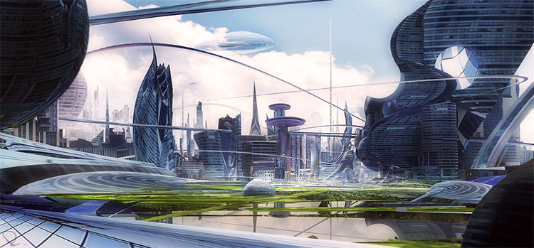 Glass-based cityscape design