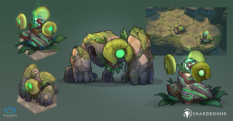 Shardbound Concept Art Earth Golem