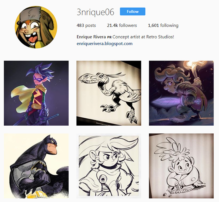 character design artist instagram