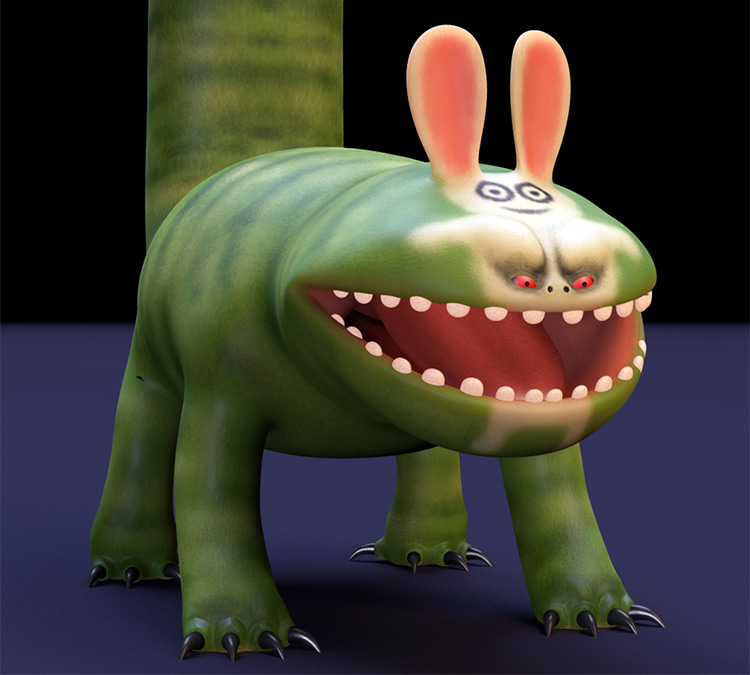 Bunny Eater character rig