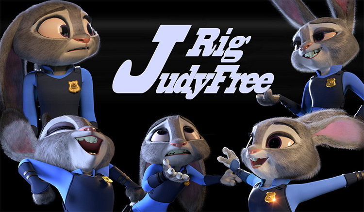 Judy Hopps free 3d model