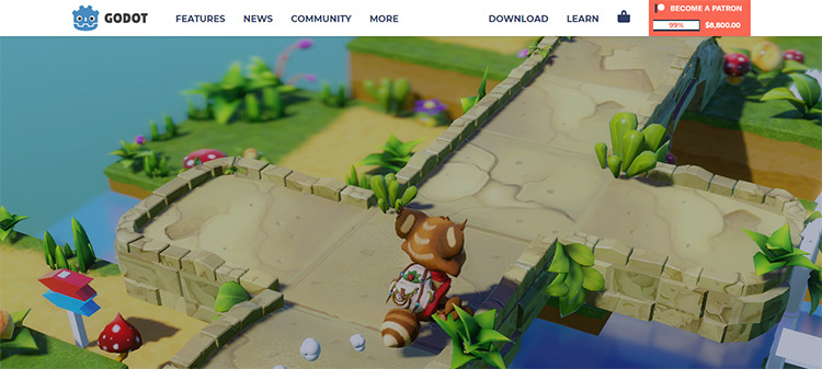 Godot engine homepage
