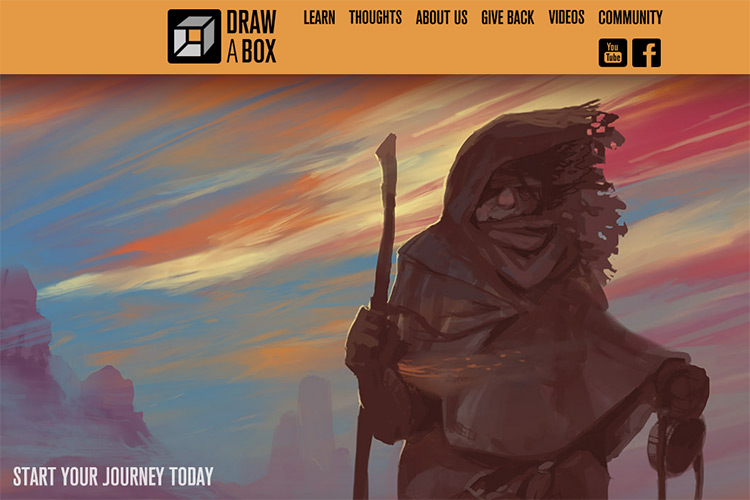 drawabox homepage