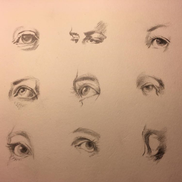 80 Drawings Of Eyes From Sketches To Finished Pieces