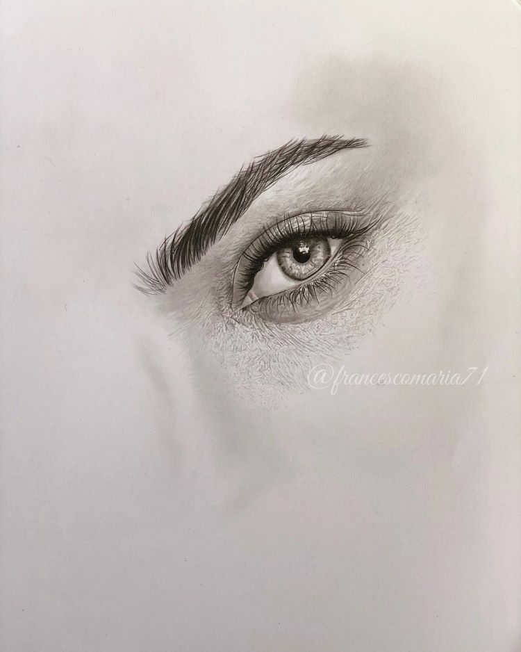 woman eye art