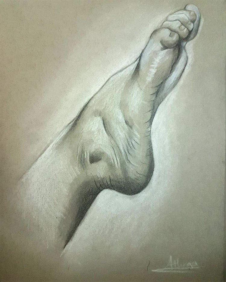 65+ Drawings Of Feet Sketches & Anatomy Studies