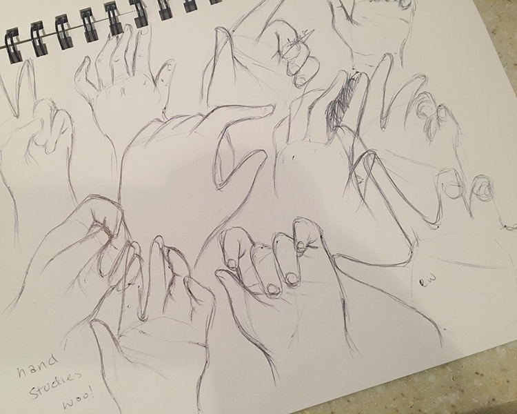 100+ Drawings Of Hands: Quick Sketches & Hand Studies