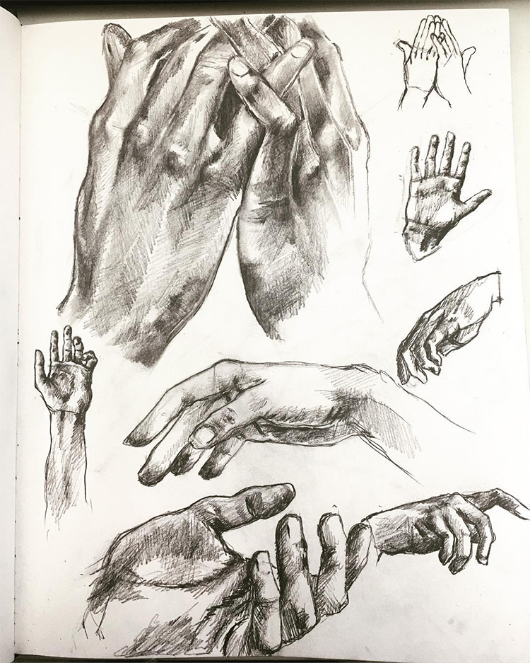 hand drawing techniques