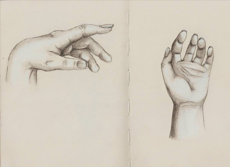 100 Drawings Of Hands Quick Sketches Hand Studies