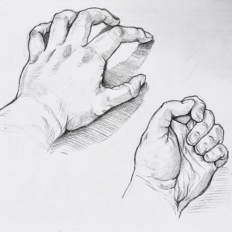 hands sketches